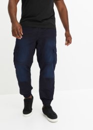 Regular fit jogging jeans met cargozakken, straight, John Baner JEANSWEAR