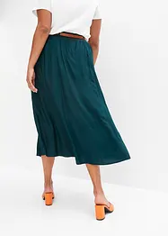 Maxi rok met riem (2-dlg. set), bonprix