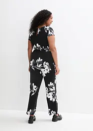 Jumpsuit met strikceintuur, bonprix