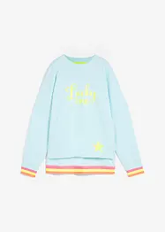 Sweater met kleurrijke mouwboorden, bonprix