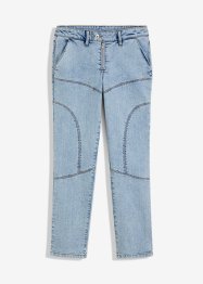 Straight jeans met deelnaden, RAINBOW