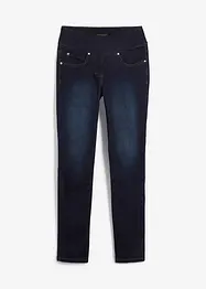 Slim jeans met mid waist, cropped, bonprix