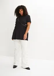 Longshirt met split, bonprix