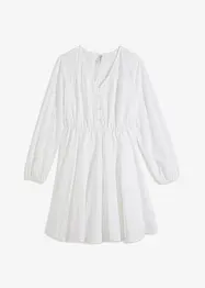 Jurk met broderie anglaise, bonprix