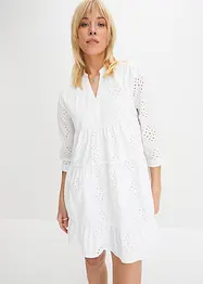 Tuniekjurk met broderie anglaise, bonprix