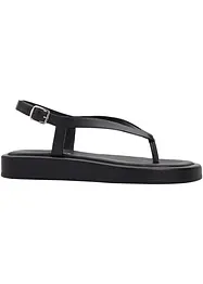 Leren teensandalen, bonprix PREMIUM