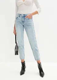 Straight jeans met mid waist, bonprix