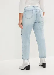 Straight jeans met mid waist, bonprix