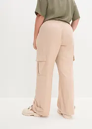 Cargo broek met linnen, bonprix