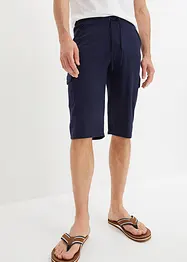 Lange sweat cargo bermuda, regular fit, bonprix