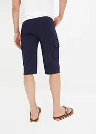 Lange sweat cargo bermuda, regular fit, bonprix