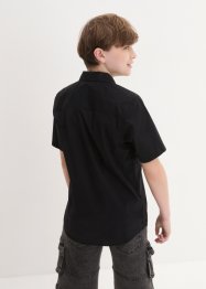 Jongens stretch overhemd met korte mouwen, slim fit, bpc bonprix collection