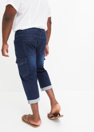 Loose fit 7/8 jeans met comfortband, straight, John Baner JEANSWEAR