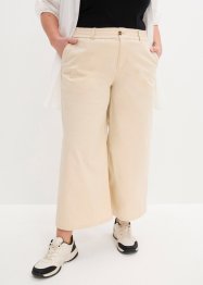 High waist twill short, 7/8, bpc bonprix collection