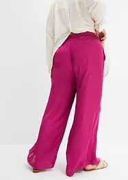 Soepelvallende broek met wijde pijpen, bonprix