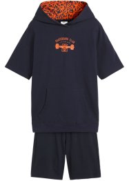 Jongens hoodie en sweat short (2-dlg. set), bpc bonprix collection
