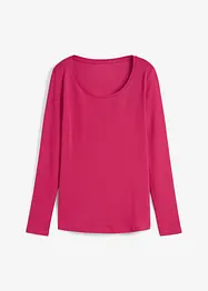 Katoenen longsleeve met ronde hals, bonprix