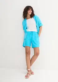 Mousseline short van katoen, bonprix