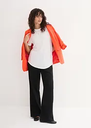 Longshirt met afgeronde onderrand, bonprix