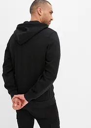 Sweater met capuchon en ritssluiting, bonprix