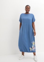 Gedessineerde maxi jurk in O-lijn, bpc bonprix collection