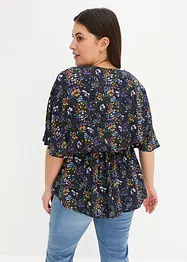 Gedessineerde blouse van viscose, bonprix