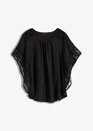 Blouse met kanten details, bonprix