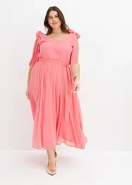 Chiffon jurk met strikdetails, bonprix