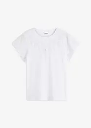 Shirt met broderie anglaise, bonprix