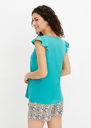 Shortama met kant (2-dlg. set), bonprix