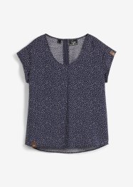 Gedessineerde blouse, korte mouw, bpc bonprix collection