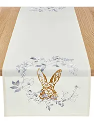 Tafelloper met glanzende print haas, bpc living bonprix collection