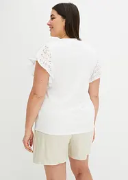 Shirt met broderie anglaise, bonprix