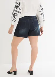 Stretch jeans short met high waist, John Baner JEANSWEAR