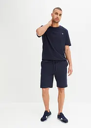 T-shirt en shirt bermuda (2-dlg. set) van biologisch katoen, bonprix