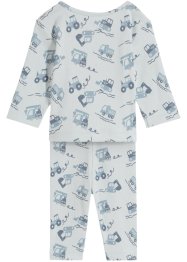 Baby geribde outfit met biologisch katoen (2-dlg. set), bpc bonprix collection