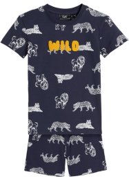 Jongens T-shirt en korte broek van biologisch katoen (2-dlg. set), bpc bonprix collection