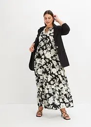 Gedessineerde maxi jurk van vloeiende viscose, bonprix