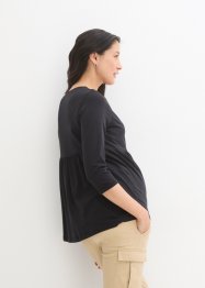 Zwangerschapsshirt / voedingsshirt met biologisch katoen, bonprix
