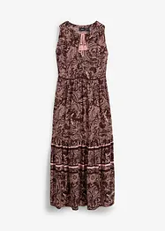 Geweven maxi jurk met print, bonprix