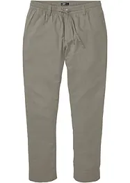 Regular fit chino met linnen, straight, bonprix