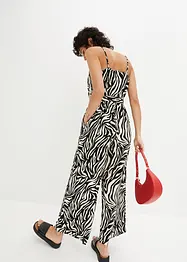 Jumpsuit met strikceintuur, bonprix