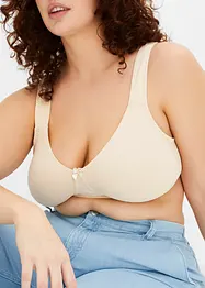 Minimizer T-shirt bh zonder beugels met biologisch katoen (set van 2), bonprix