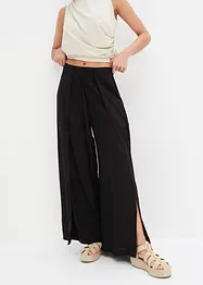Viscose broek met splitten, bonprix