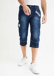 3/4 jeans met cargozakken, loose fit, John Baner JEANSWEAR