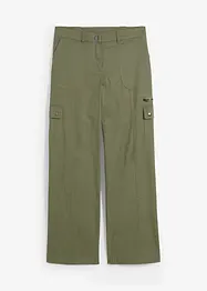 Mid waist cargo jeans in een katoenmix, bonprix