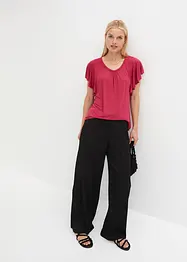 Shirt met volantmouwen, bonprix