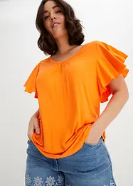 Shirt met volantmouwen, bonprix