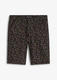 Chino bermuda met print, slim fit, bpc selection