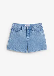 Gestreepte jeans short, mid waist, John Baner JEANSWEAR